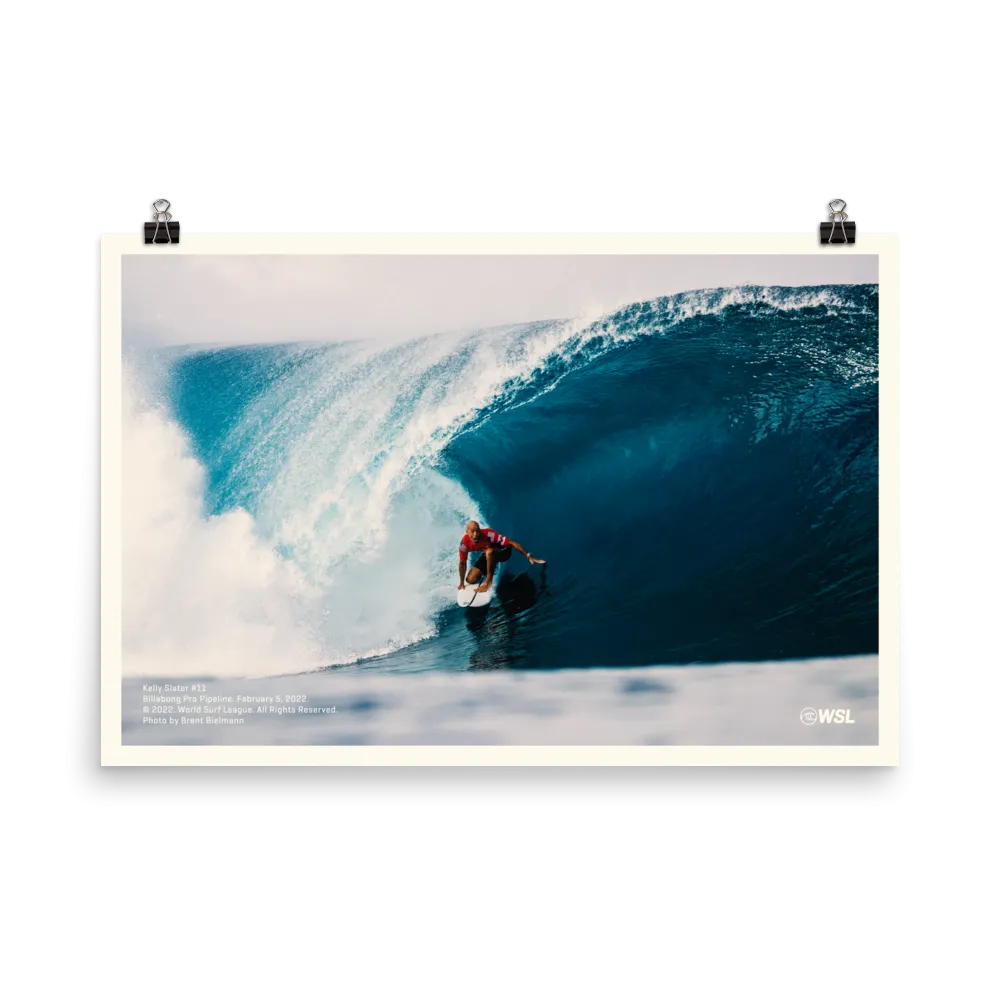 2023 Kelly Slater Poster: Billabong Pro Pipeline, 2022