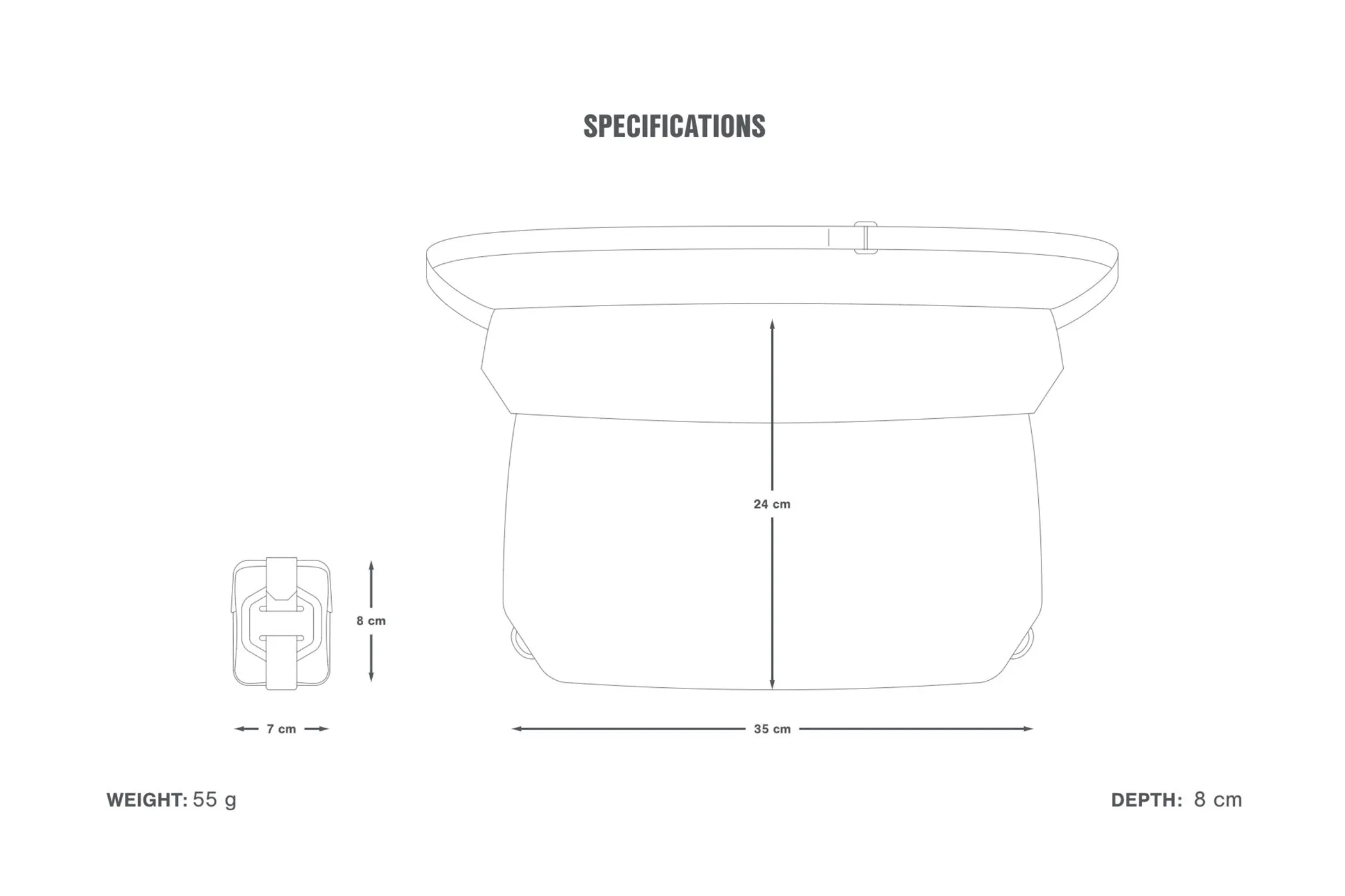 Apidura Packable Musette Bag