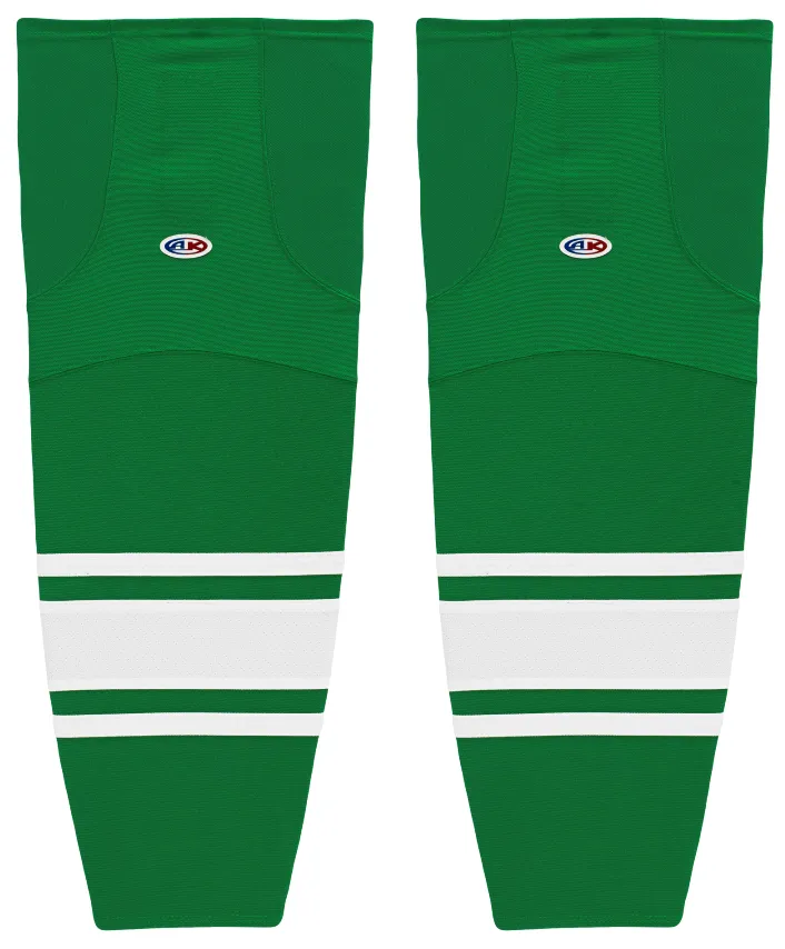 Athletic Knit (AK) HS2100-210 Toronto St. Pats Kelly Green/White Mesh Ice Hockey Socks