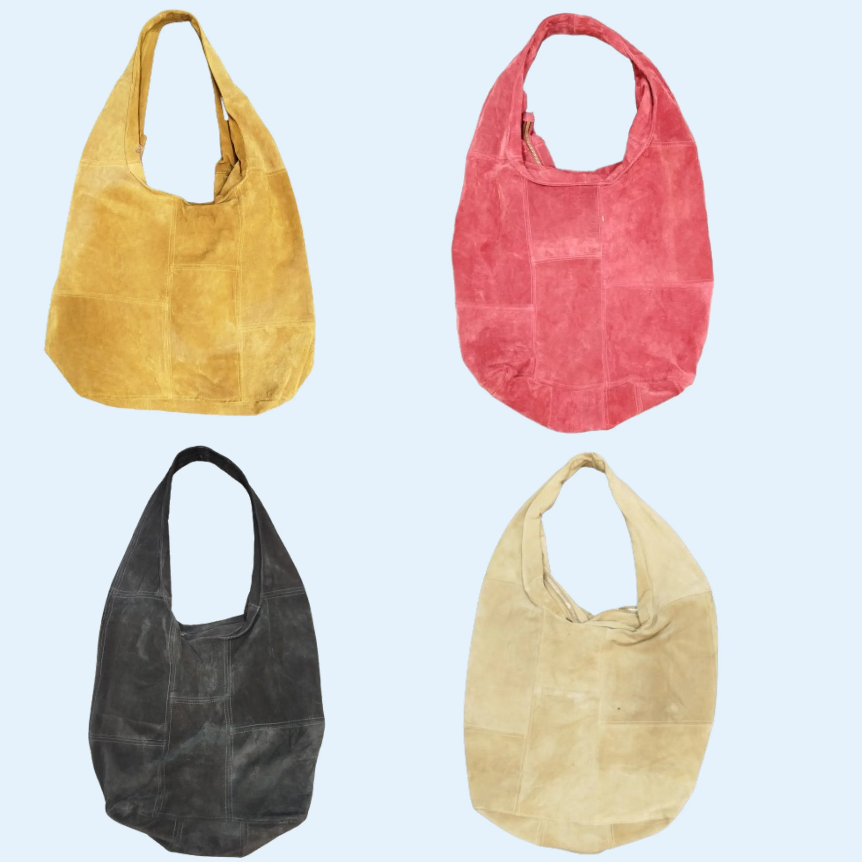 AW24 Reworked Suede Hobo Bags