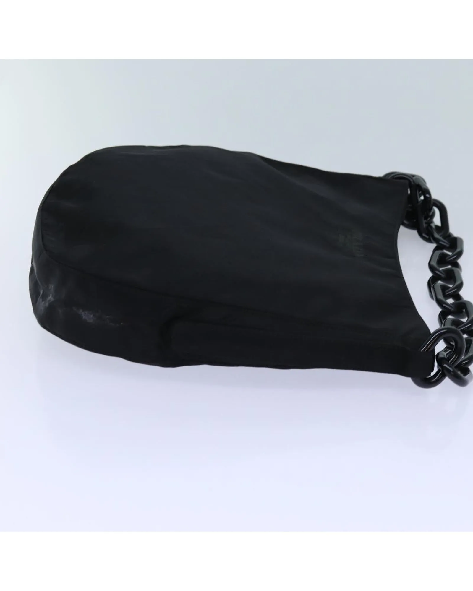 Black Nylon Chain Shoulder Bag - Prada