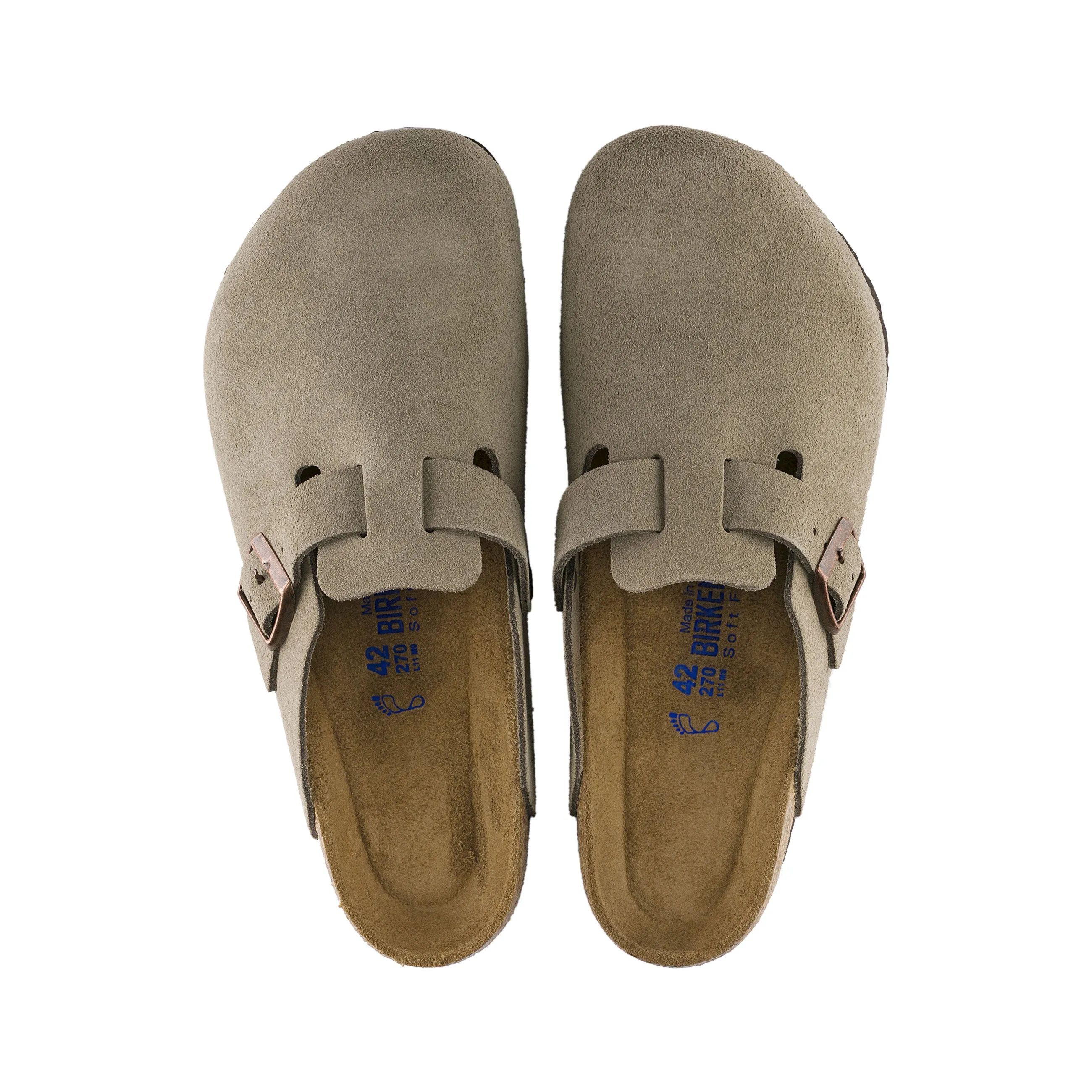 Boston SFB Taupe Suede Leather