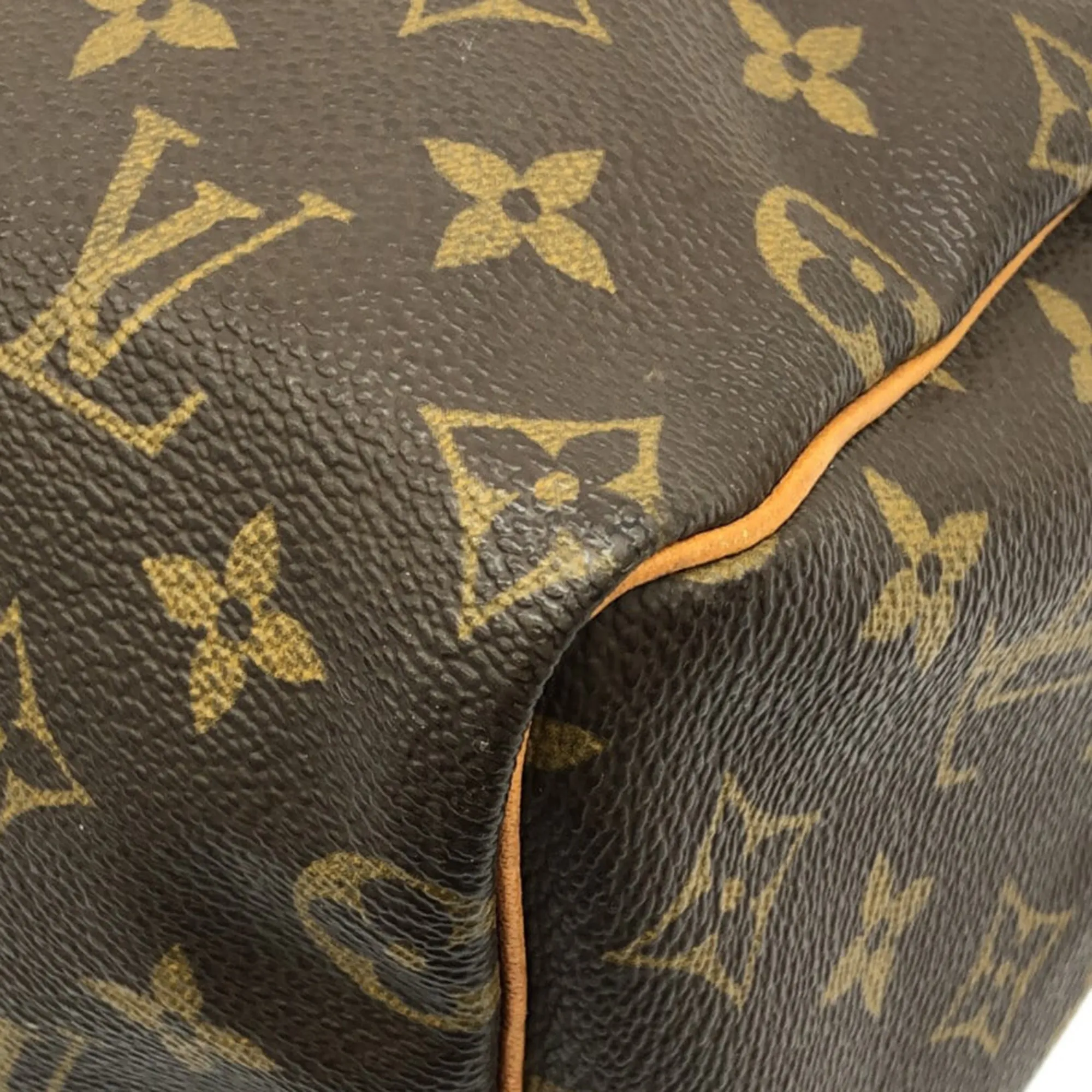 Brown Louis Vuitton Monogram Speedy 25 Boston Bag