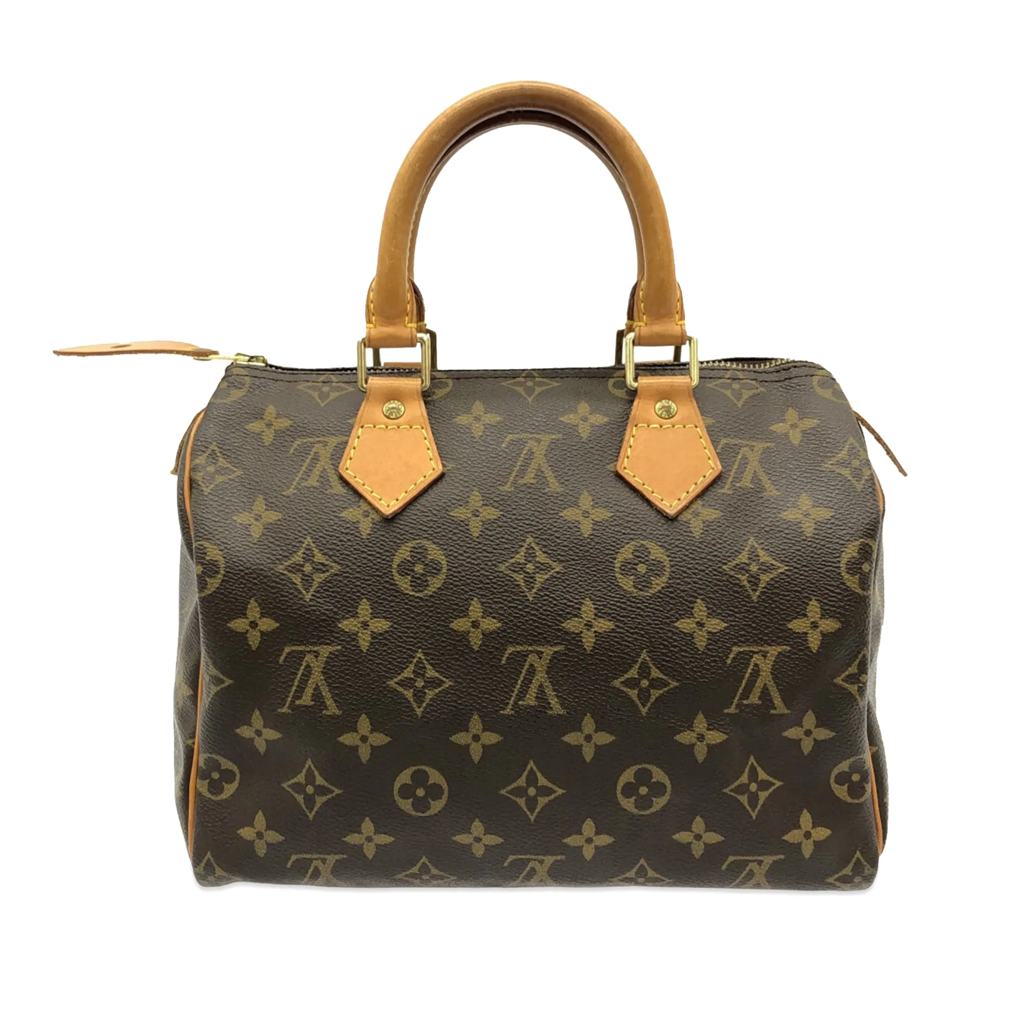 Brown Louis Vuitton Monogram Speedy 25 Boston Bag