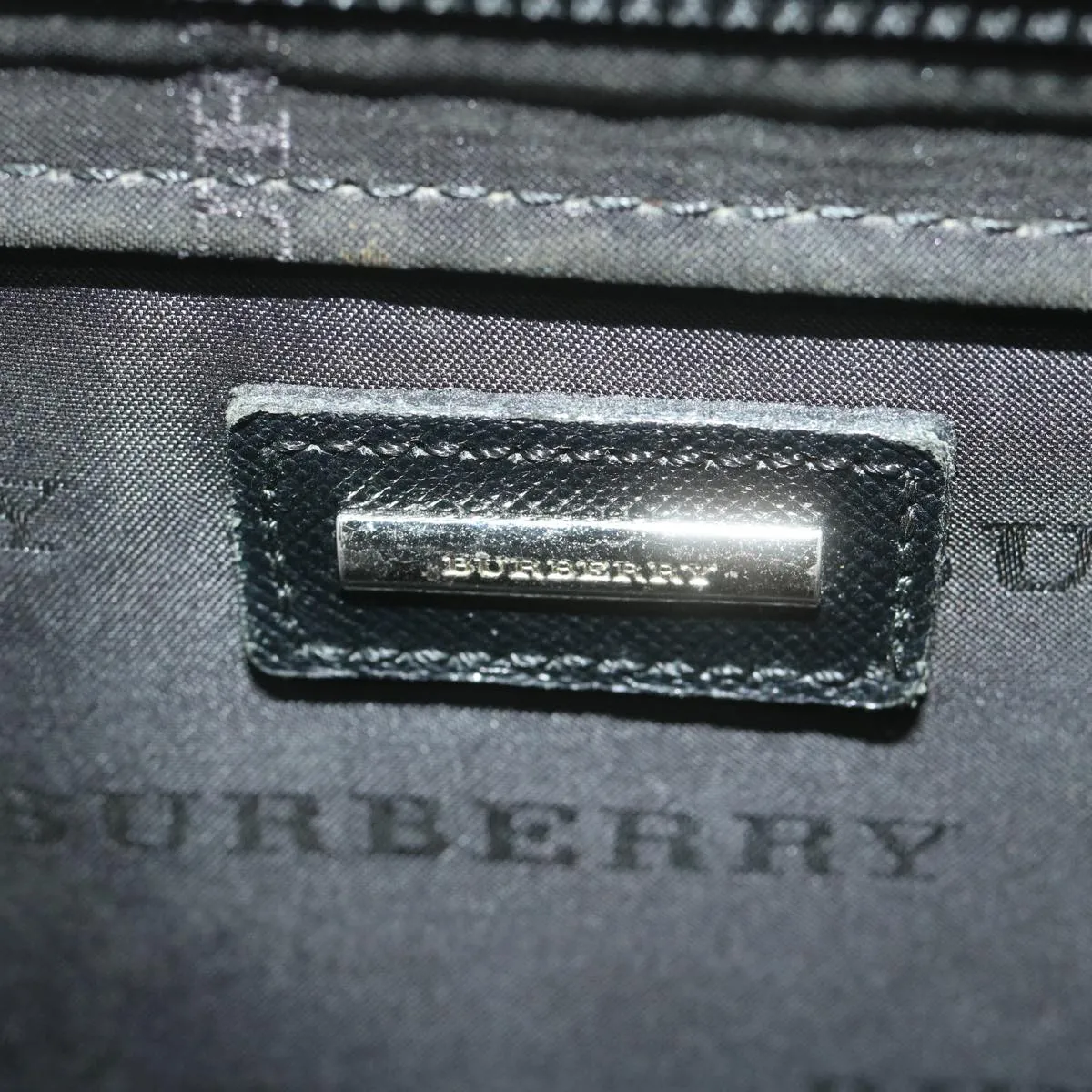 BURBERRY Briefcase Leather Black  ep2580