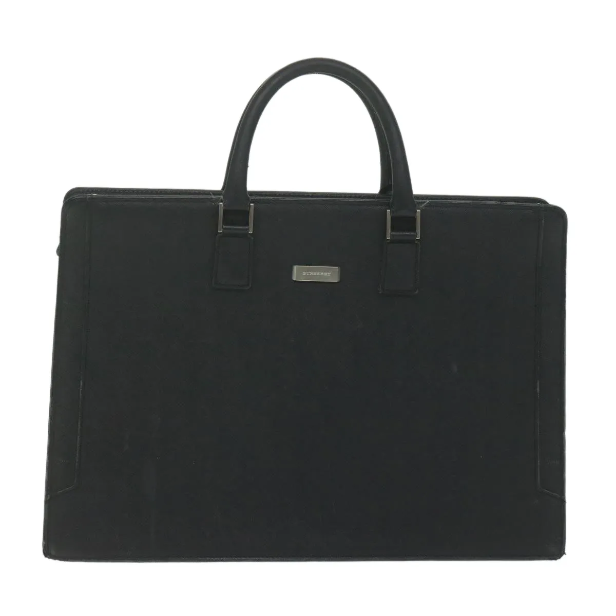 BURBERRY Briefcase Leather Black  ep2580