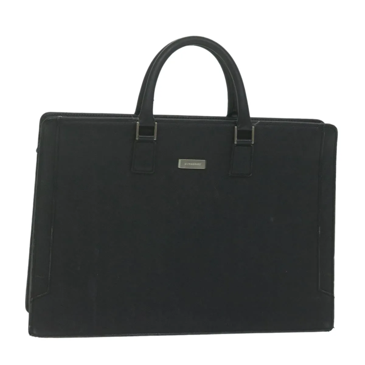 BURBERRY Briefcase Leather Black  ep2580