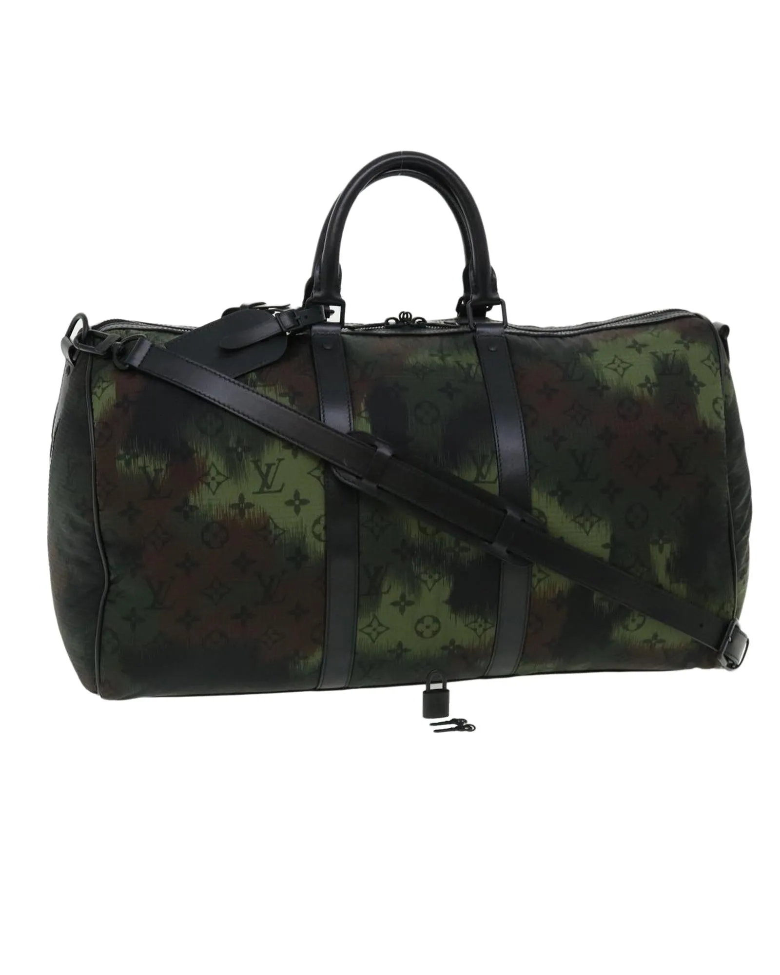 Camouflage Keepall Bandouliere 50 Boston Bag