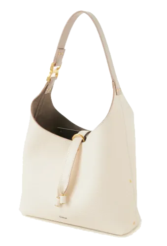 CHLOE MARCIE SMALL HOBO BAG MIST IVORY