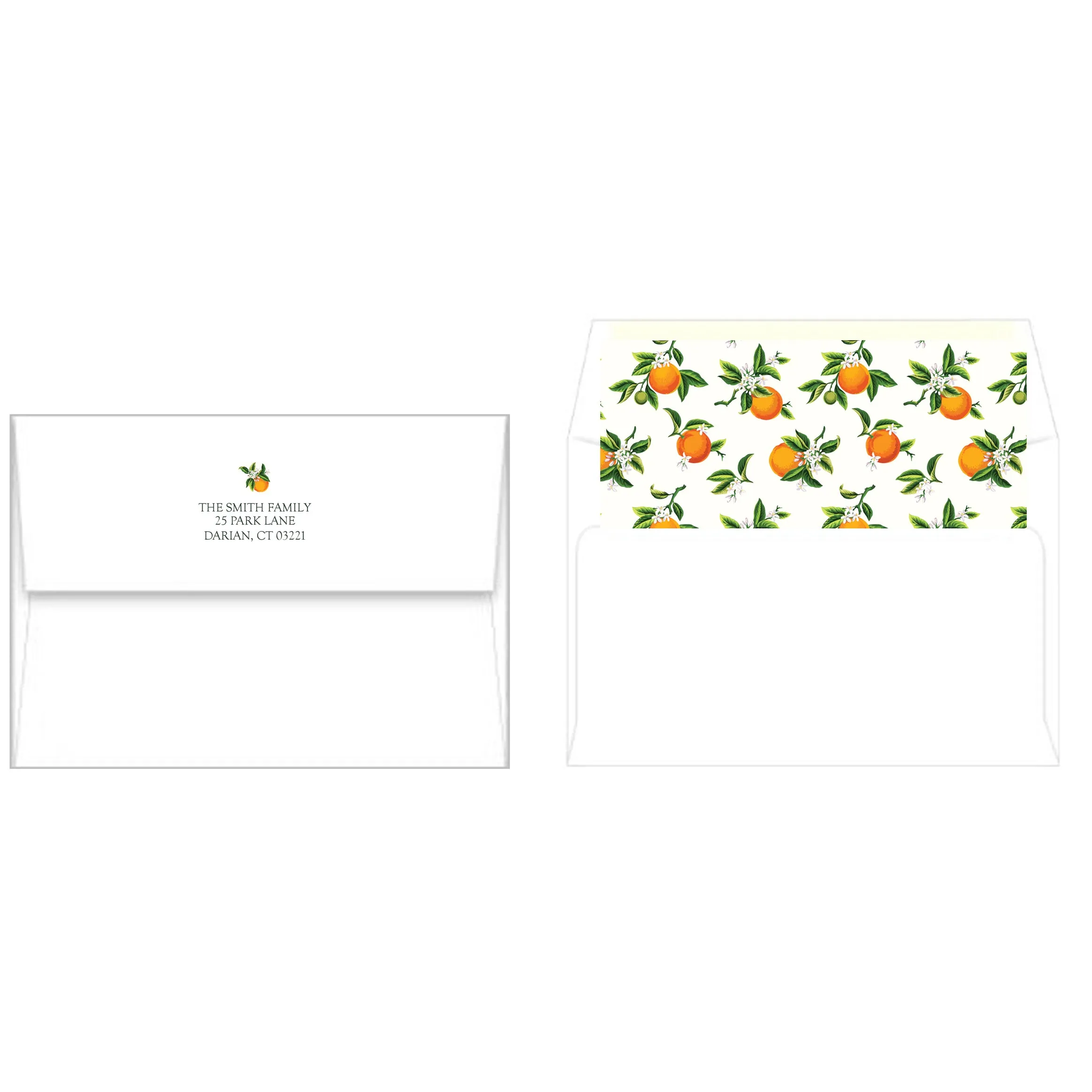 Christmas Citrus Wreath Holiday Party Invitation