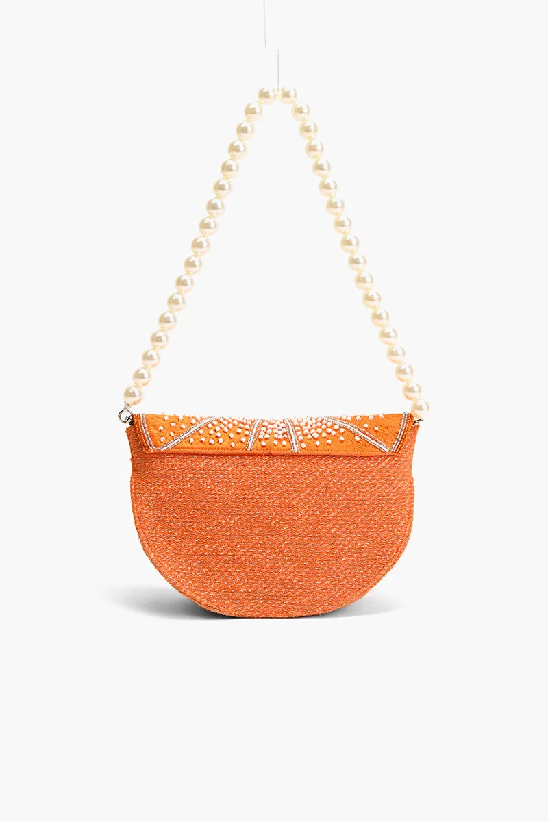 Citrus Couture Embellished Shoulder Bag