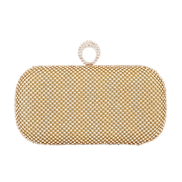 Evening Clutch Bags Diamond-Studded Evening Bag With Chain Shoulder Bag