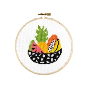 Fruit Bowl Counted Cross Stitch Kit