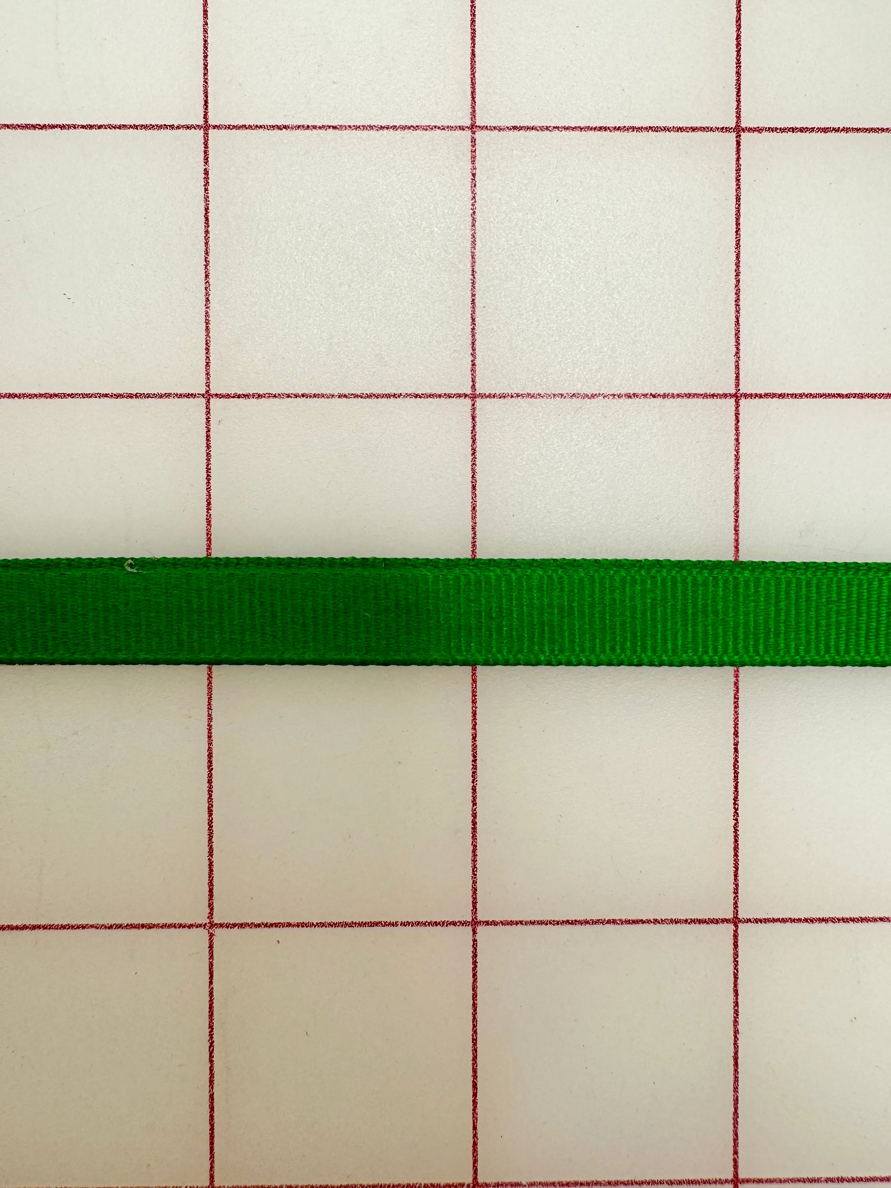 Grosgrain Ribbon - 3/8-inch Kelly Green