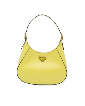 Leather Spazzolato Hobo Bag with Magnetic Snap Closure