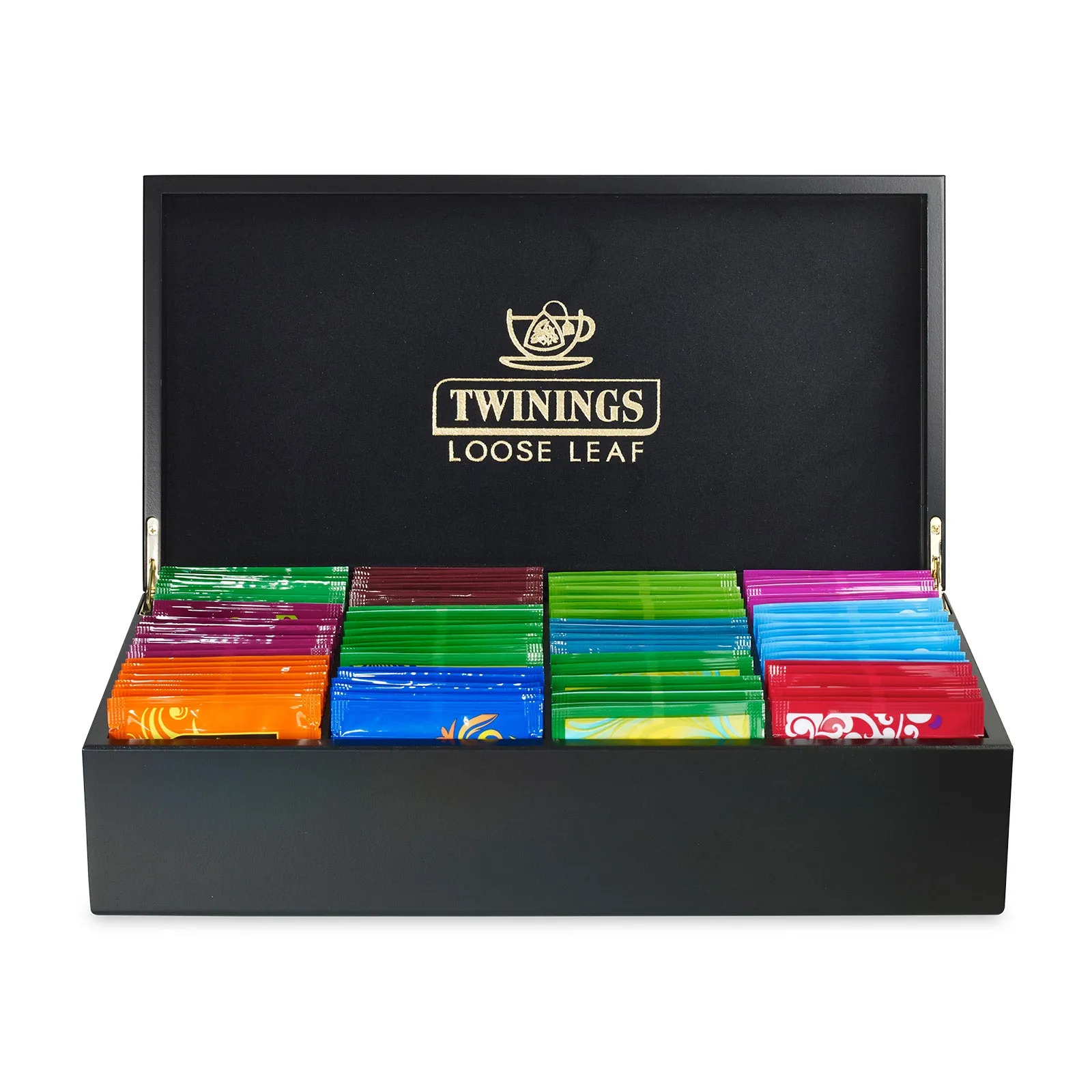 Loose Leaf Pyramid Tea Box - 8 Compartment Filled