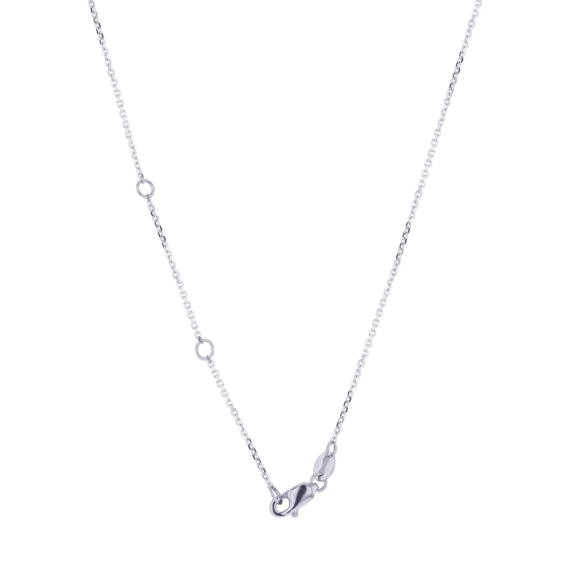 Lourdes Cross Diamond Necklace