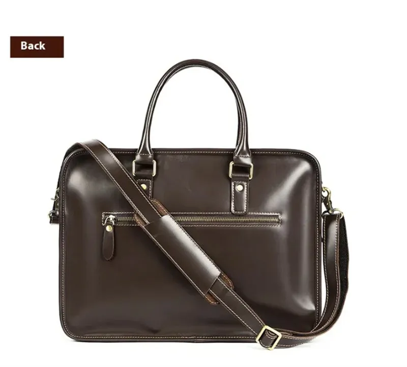 Luxury Exotica Leather Laptop Briefcase