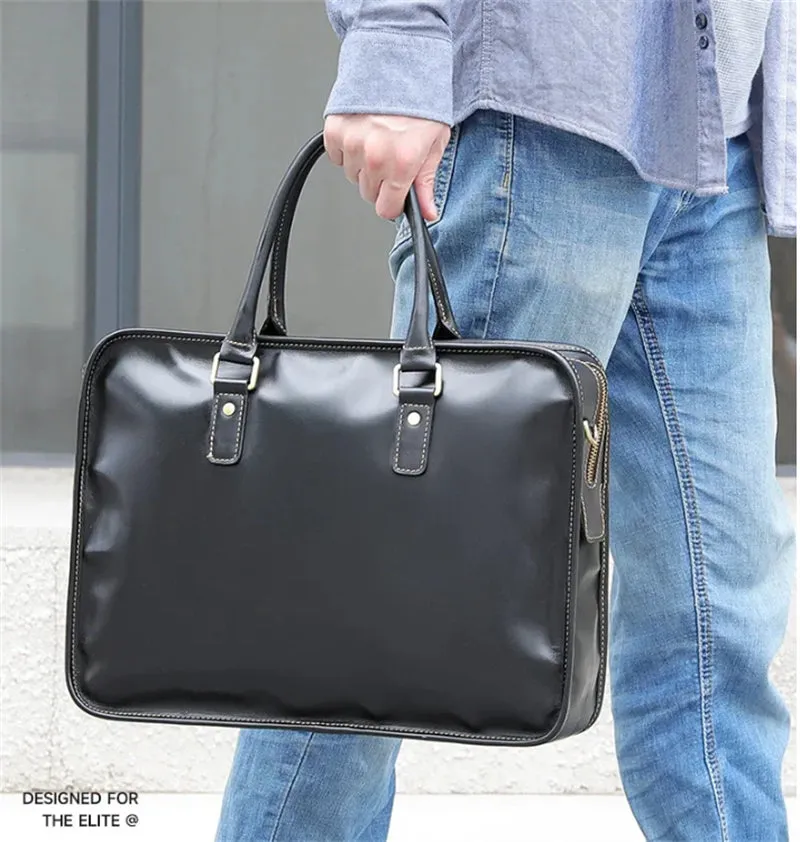 Luxury Exotica Leather Laptop Briefcase