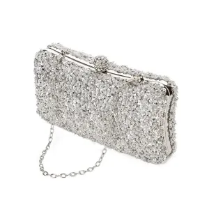 Luxy Moon Beaded Evening Bag Diamonds Clutch