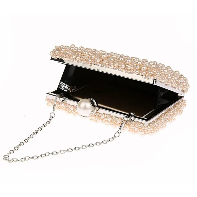 Luxy Moon Full Pearls Evening Bags Day Clutches