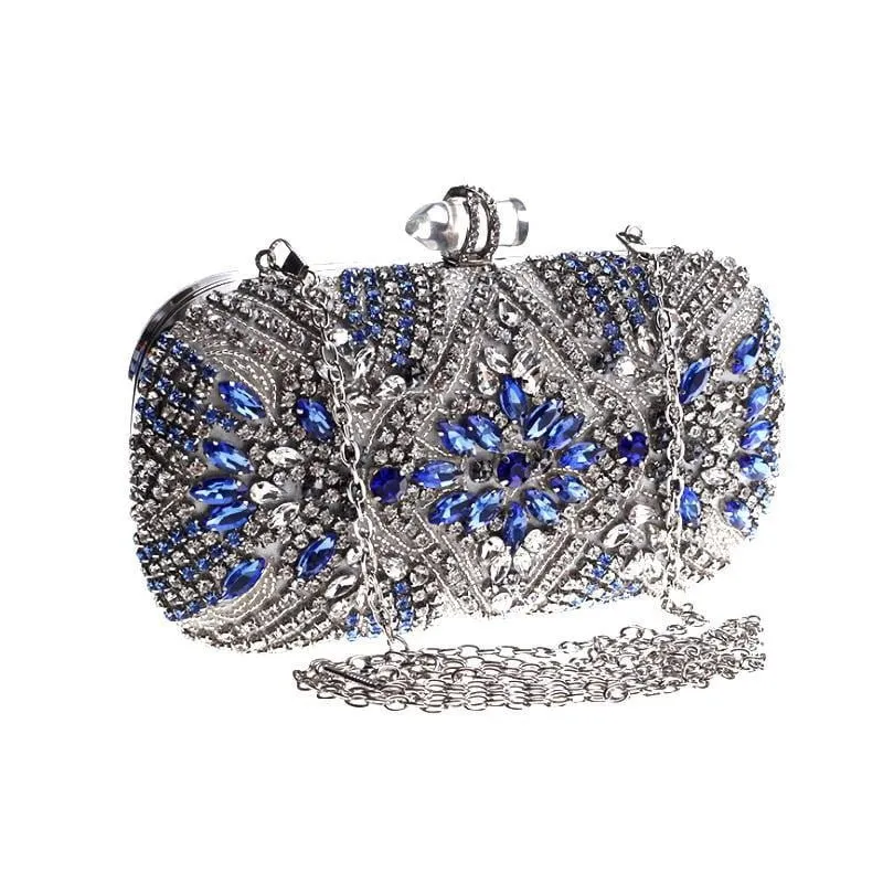 Luxy Moon Rhinestone Evening Bags Crystal Wedding Clutches