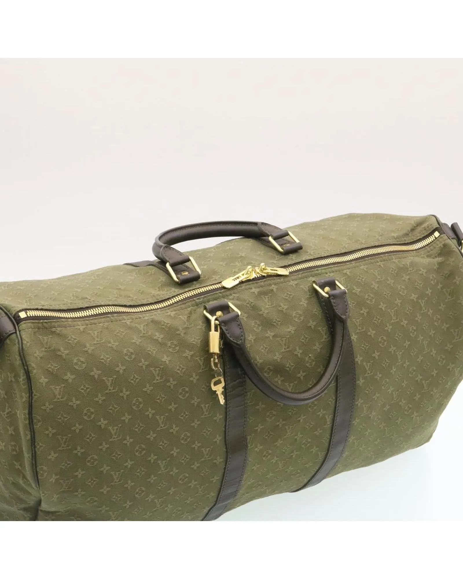 Mini Monogram Keepall Bandouliere55 Boston Bag - Khaki