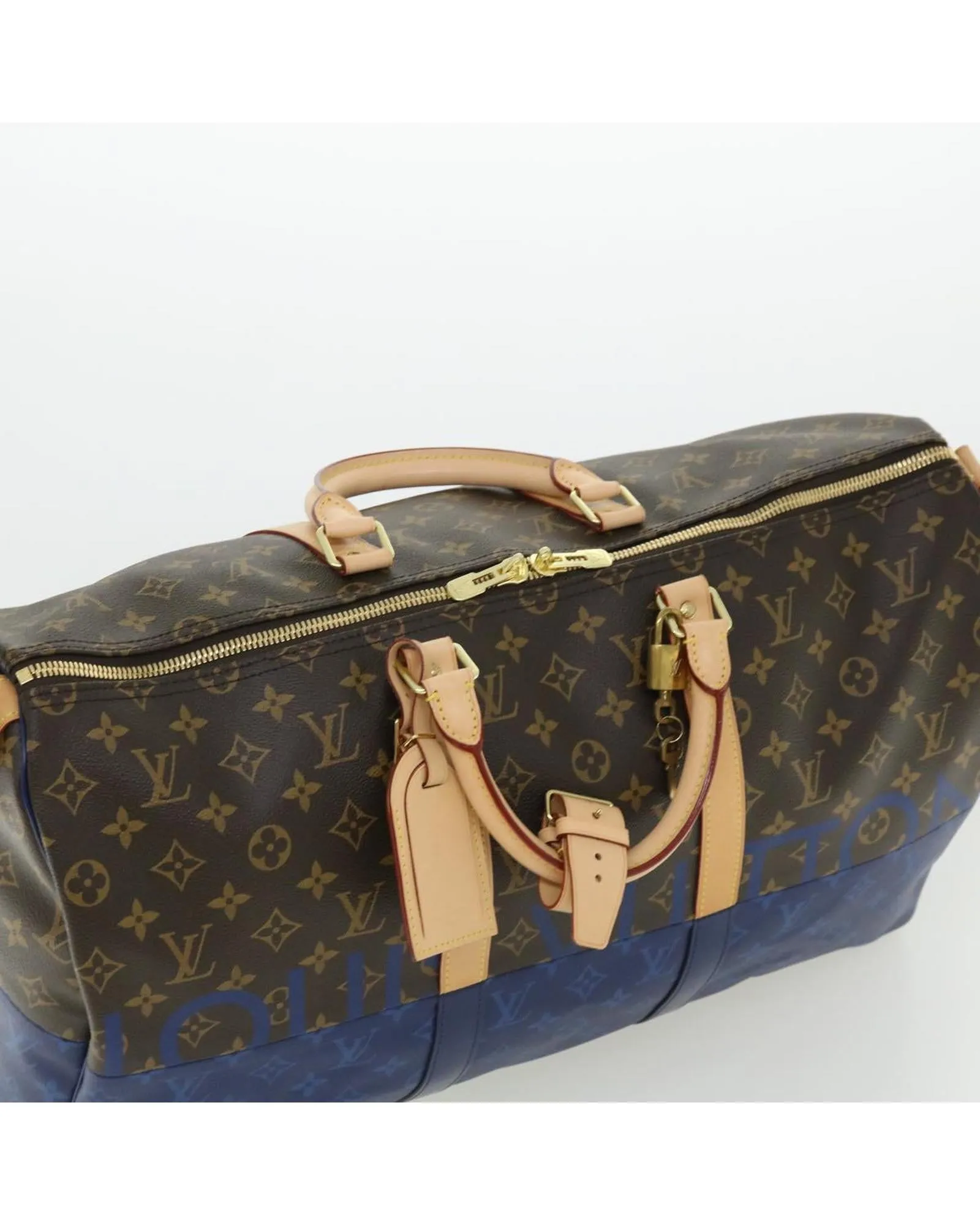 Monogram Canvas Keepall Bandouliere Boston Bag