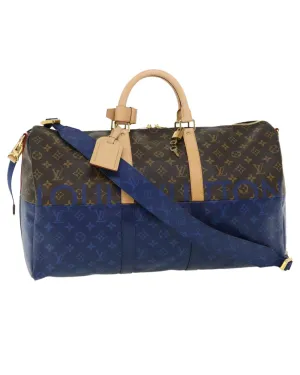 Monogram Canvas Keepall Bandouliere Boston Bag