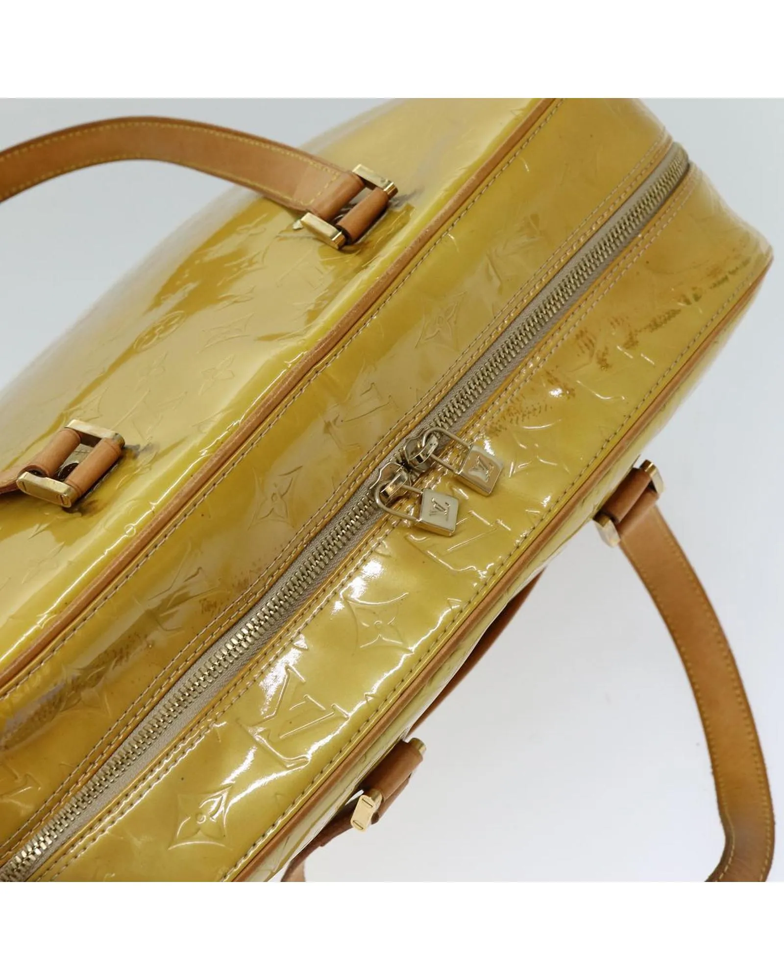 Monogram Vernis Sutton Boston Bag in Patent Leather