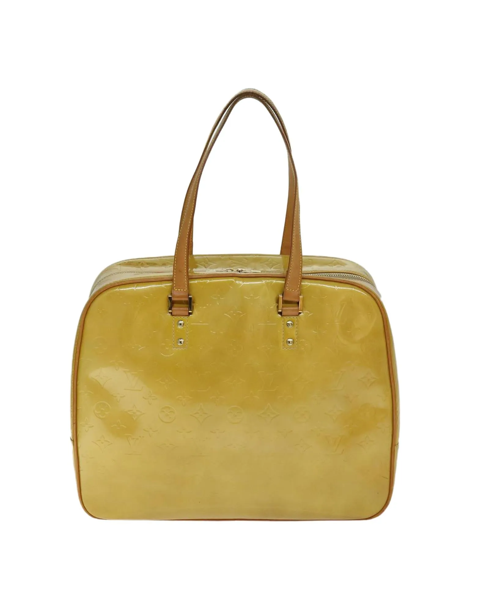 Monogram Vernis Sutton Boston Bag in Patent Leather