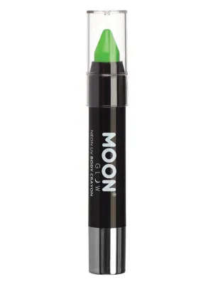 Moon Glow Pastel Neon UV Body Crayons, Pastel Gree