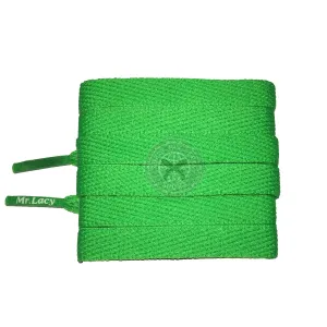 Mr Lacy Flatties - Kelly Green Shoelaces