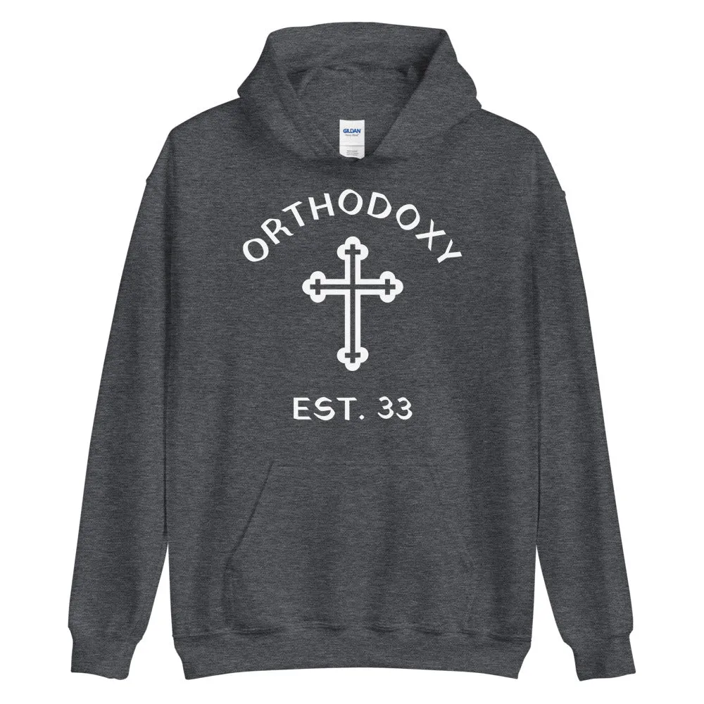 Orthodoxy Est. 33 Unisex Hoodie