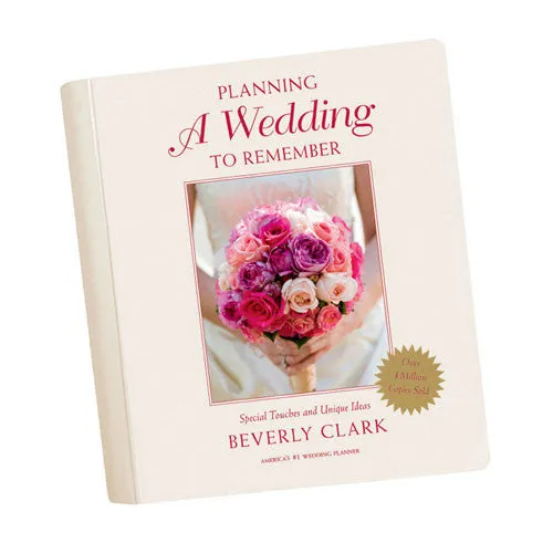 "Planning a Wedding to Remember" Wedding Planner by Beverly Clark