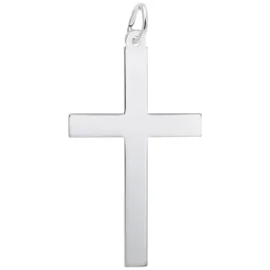 Rembrandt Charms - Extra Large Plain Cross Charm - 4907