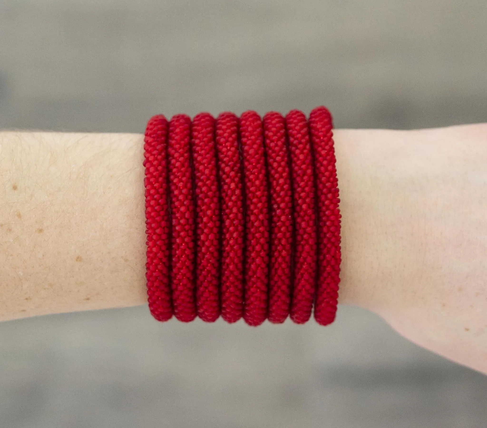 Roll-On® Bracelet <br> Solid Red