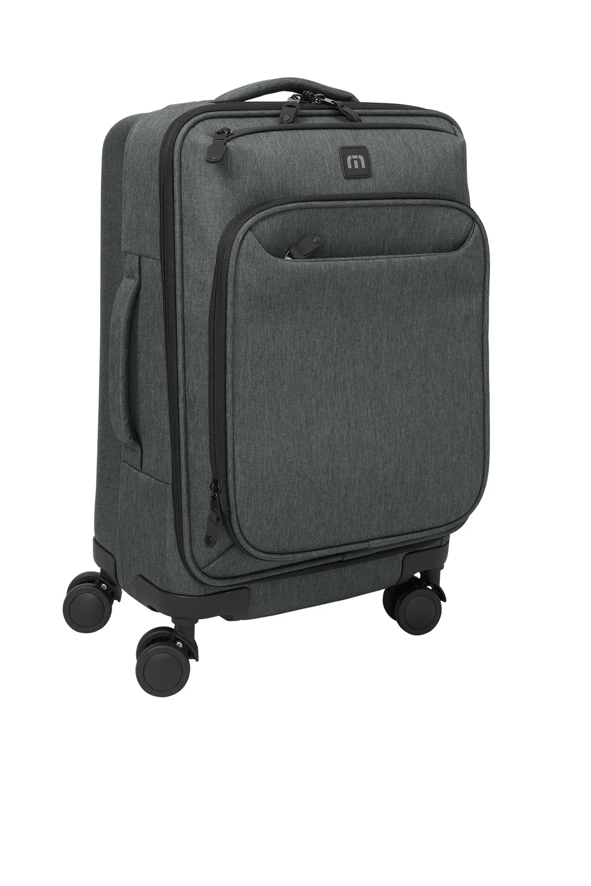 TravisMathew Quad Carry-On Spinner, Graphite Heather