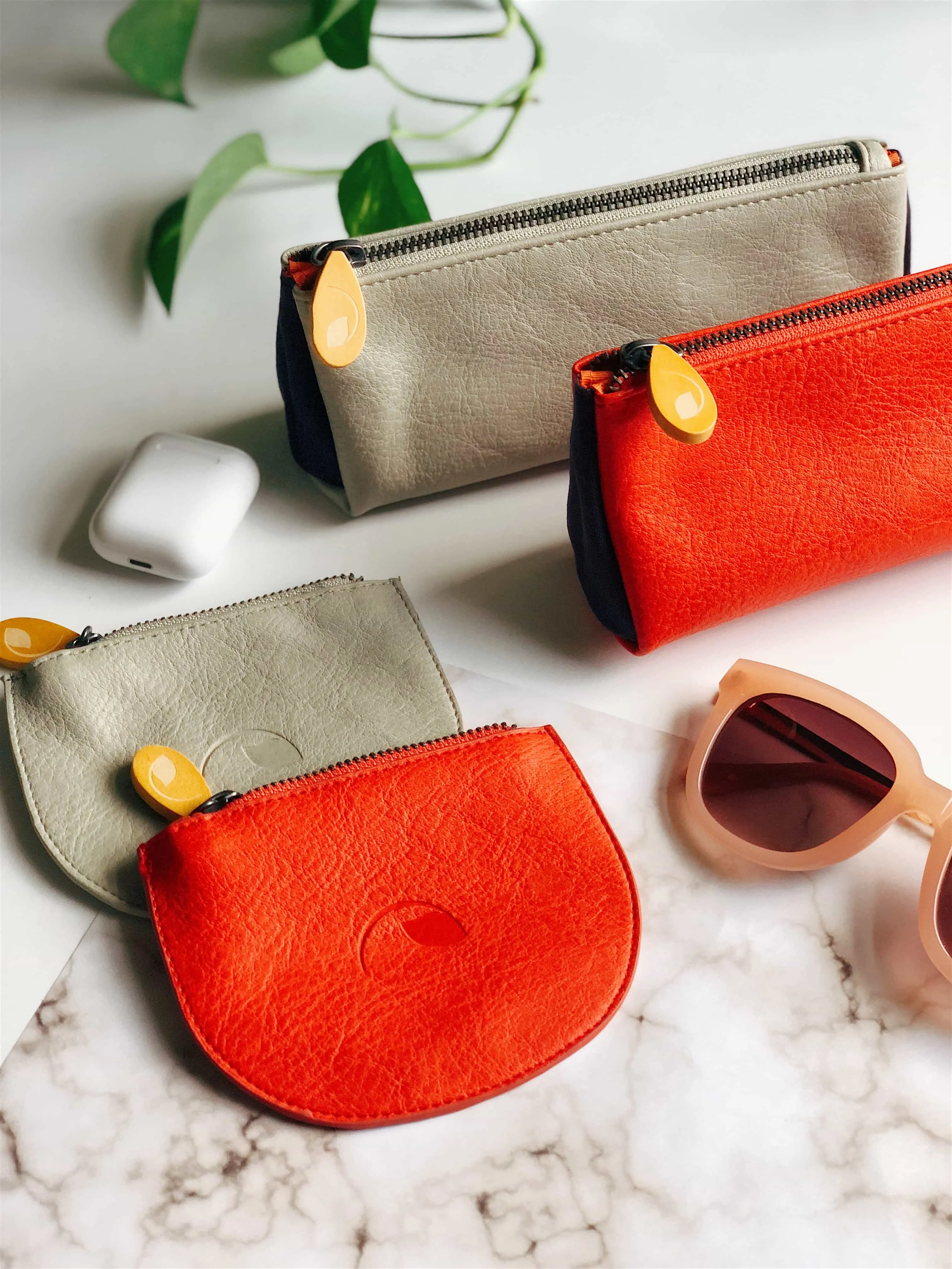 Union   Coney: Eco-Chic Organization (Vegan Leather Makeup Bags, 5 Colors, Sustainable, Gifts)